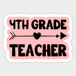 4th Grade Teacher Sticker